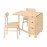 Доставка из Польши NORDEN / RONNINGE stol i 2 krzesla, brzoza/brzoza, 26/89/152 cm ИКЕА-99442607, ЕВРОИКЕА Калининград