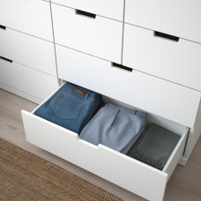 Доставка из Польши ⭐⭐⭐⭐⭐ NORDLI komoda,12 szuflad, bialy, 160x99 cm,ИКЕА-59239491, Евро Икеа Калининград