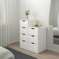 Доставка из Польши ⭐⭐⭐⭐⭐ NORDLI komoda, 7 szuflad, bialy, 80x99 cm,ИКЕА-09248006, Евро Икеа Калининград