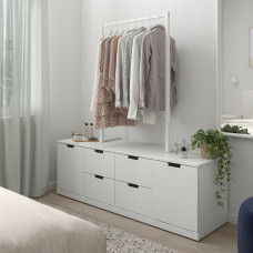 Доставка из Польши ⭐⭐⭐⭐⭐ NORDLI komoda, 6 szuflad, bialy, 160x169 cm,ИКЕА-89295169, Евро Икеа Калининград
