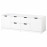 Доставка из Польши NORDLI komoda, 6 szuflad, bialy, 160x54 cm ИКЕА-49276629, ЕВРОИКЕА Калининград