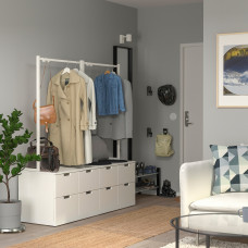 Доставка из Польши ⭐⭐⭐⭐⭐ NORDLI komoda, 8 szuflad, bialy, 160x169 cm,ИКЕА-49295208, Евро Икеа Калининград