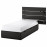 Доставка из Польши NORDLI rama lozka z pojemnik i materacem, z wezglowiem antracyt/Akrehamn twardy, 90x200 cm ИКЕА-29536869, ЕВРОИКЕА Калининград