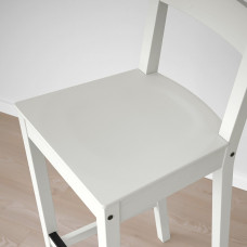 Доставка из Польши ⭐⭐⭐⭐⭐ NORDVIKEN Барный стул со спинкой, белый, 75 cm,ИКЕА-60369113, Евро Икеа Калининград