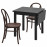 Доставка из Польши NORDVIKEN / SKOGSBO stol i 2 krzesla, czarny/ciemnobrazowy, 74/104 cm ИКЕА-49528199, ЕВРОИКЕА Калининград