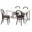 Доставка из Польши NORDVIKEN / SKOGSBO stol i 4 krzesla, bialy/ciemnobrazowy, 152/223 cm ИКЕА-99528210, ЕВРОИКЕА Калининград