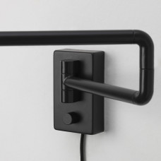 Доставка из Польши ⭐⭐⭐⭐⭐ NYMANE lampa scienna z ramieniem obrotowym, antracyt,ИКЕА-70415218, Евро Икеа Калининград