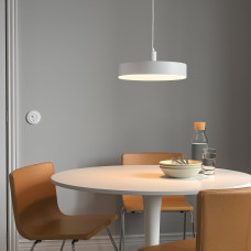 Доставка из Польши ⭐⭐⭐⭐⭐ NYMANE lampa wiszaca LED, bezprzewodowy przyciemniany biale spektrum/bialy, 38 cm,ИКЕА-40488447, Евро Икеа Калининград
