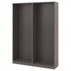 Доставка из Польши ⭐⭐⭐⭐⭐ PAX 2 каркаса гардероба темно-серого цвета, 150x35x201 cm,ИКЕА-29432174, Евро Икеа Калининград