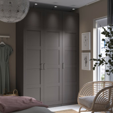 Доставка из Польши ⭐⭐⭐⭐⭐ PAX / BERGSBO szafa, ciemnoszary/ciemnoszary, 150x60x236 cm,ИКЕА-99501437, Евро Икеа Калининград