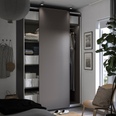 Доставка из Польши ⭐⭐⭐⭐⭐ PAX / HASVIK szafa, ciemnoszary/ciemnoszary, 150x66x236 cm,ИКЕА-39499319, Евро Икеа Калининград