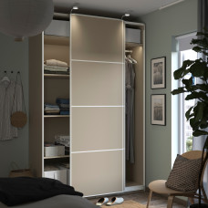 Доставка из Польши ⭐⭐⭐⭐⭐ PAX / MEHAMN Гардероб, bezowy/2str bezowy, 150x66x236 cm,ИКЕА-59429801, Евро Икеа Калининград