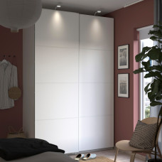 Доставка из Польши ⭐⭐⭐⭐⭐ PAX / MEHAMN szafa, bialy/2str bialy, 150x66x236 cm,ИКЕА-89429786, Евро Икеа Калининград