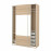 Доставка из Польши PAX / MEHAMN szafa, bialy 2str/bialy dab bejcowany na bialo, 150x66x236 cm ИКЕА-09433221, ЕВРОИКЕА Калининград