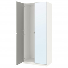 Доставка из Польши PAX / VIKEDAL Шкаф/2 двери, белый/зеркало, 100x60x236 cm ИКЕА-69905468, ЕВРОИКЕА Калининград