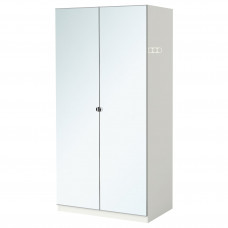 Доставка из Польши ⭐⭐⭐⭐⭐ PAX / VIKEDAL Шкаф/2 двери, белый/зеркало, 100x60x236 cm,ИКЕА-69905468, Евро Икеа Калининград