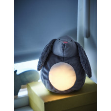 Доставка из Польши ⭐⭐⭐⭐⭐ PEKHULT Плюшевая игрушка, светодиодный ночник, серый кролик/на батарейках, 19 cm,ИКЕА-50470003, Евро Икеа Калининград