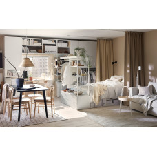 Доставка из Польши ⭐⭐⭐⭐⭐ PLATSA kombinacja 6 drzwi+3 szuflady, bialy/Fonnes bialy, 420x42x241 cm,ИКЕА-59324385, Евро Икеа Калининград