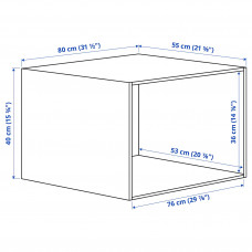 Доставка из Польши ⭐⭐⭐⭐⭐ PLATSA obudowa, bialy, 80x55x40 cm,ИКЕА-10330948, Евро Икеа Калининград