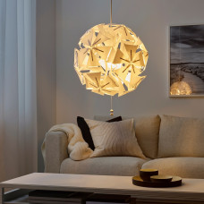 Доставка из Польши ⭐⭐⭐⭐⭐ RAMSELE lampa wiszaca, geometryczny/bialy, 43 cm,ИКЕА-50407097, Евро Икеа Калининград