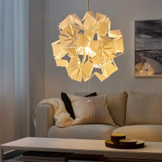 Доставка из Польши ⭐⭐⭐⭐⭐ RAMSELE lampa wiszaca, geometryczny/bialy, 43 cm,ИКЕА-50407097, Евро Икеа Калининград