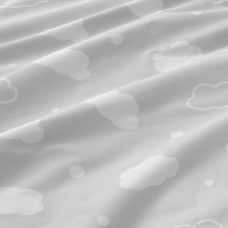Доставка из Польши ⭐⭐⭐⭐⭐ RINGDUVA Комплект постельного белья, 3 шт, облачный/серый, 60x120 cm,ИКЕА-40541195, Евро Икеа Калининград