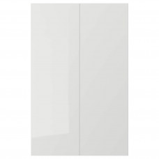 Доставка из Польши RINGHULT drz sza nar 2 szt, polysk jasnoszary, 25x80 cm ИКЕА-90327145, ЕВРОИКЕА Калининград