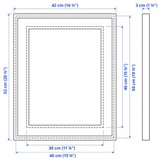 Доставка из Польши ⭐⭐⭐⭐⭐ RODALM ramka, czarny, 40x50 cm,ИКЕА-90548910, Евро Икеа Калининград