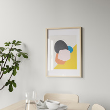 Доставка из Польши ⭐⭐⭐⭐⭐ RODALM ramka, imit. brzozy, 50x70 cm,ИКЕА-00548924, Евро Икеа Калининград