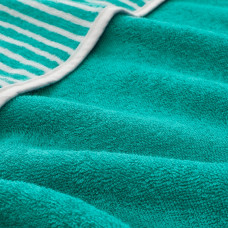 Доставка из Польши ⭐⭐⭐⭐⭐ RORANDE Полосатое/зеленое полотенце с капюшоном 80x80 cm,ИКЕА-40462602, Евро Икеа Калининград