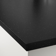 Доставка из Польши ⭐⭐⭐⭐⭐ SALJAN blat na wymiar, czarny mineral/laminat, 63.6-125x3.8 cm,ИКЕА-20345505, Евро Икеа Калининград