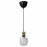 Доставка из Польши SKAFTET / MOLNART lampa wiszaca z zarowka, mosiadzowane/w ksztalcie rurki biale/przezroczyste szklo ИКЕА-39494562, ЕВРОИКЕА Калининград