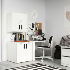 Доставка из Польши ⭐⭐⭐⭐⭐ SMASTAD szafka scienna, bialy bialy/z 1 polka, 60x32x60 cm,ИКЕА-39388444, Евро Икеа Калининград