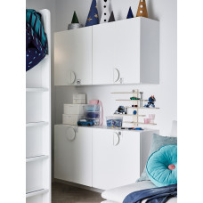 Доставка из Польши ⭐⭐⭐⭐⭐ SMASTAD szafka scienna, bialy bladoturkusowy/z 1 polka, 60x32x60 cm,ИКЕА-09389906, Евро Икеа Калининград