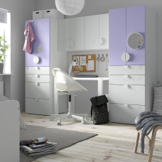 Доставка из Польши ⭐⭐⭐⭐⭐ SMASTAD / PLATSA regal, 240x57x181 cm,ИКЕА-49544104, Евро Икеа Калининград