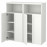 Доставка из Польши SMASTAD / PLATSA regal, bialy/biala rama z 6 polkami, 120x42x123 cm ИКЕА-99549665, ЕВРОИКЕА Калининград