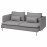 Доставка из Польши SODERHAMN sofa 3-osobowa, Tonerud szary ИКЕА-09452101, ЕВРОИКЕА Калининград