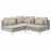 Доставка из Польши SODERHAMN sofa narozna 3-osobowa, Fridtuna jasnobezowy ИКЕА-79449657, ЕВРОИКЕА Калининград