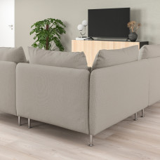 Доставка из Польши ⭐⭐⭐⭐⭐ SODERHAMN sofa narozna 3-osobowa, Fridtuna jasnobezowy,ИКЕА-79449657, Евро Икеа Калининград