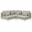 Доставка из Польши SODERHAMN sofa narozna 3-osobowa, Viarp bez/braz ИКЕА-29305883, ЕВРОИКЕА Калининград