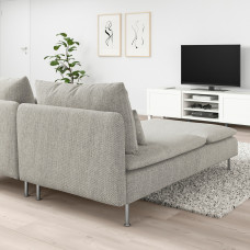 Доставка из Польши ⭐⭐⭐⭐⭐ SODERHAMN sofa 2-osobowa, z szezlongiem/Viarp bez/braz,ИКЕА-29305760, Евро Икеа Калининград