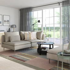 Доставка из Польши ⭐⭐⭐⭐⭐ SODERHAMN sofa 3-osobowa, z otwartym koncem/Fridtuna jasnobezowy,ИКЕА-79449695, Евро Икеа Калининград