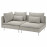 Доставка из Польши SODERHAMN sofa 3-osobowa, z otwartym koncem/Viarp bez/braz ИКЕА-99305691, ЕВРОИКЕА Калининград