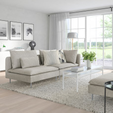 Доставка из Польши ⭐⭐⭐⭐⭐ SODERHAMN sofa 3-osobowa, z otwartym koncem/Viarp bez/braz,ИКЕА-99305691, Евро Икеа Калининград