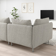 Доставка из Польши ⭐⭐⭐⭐⭐ SODERHAMN sofa 3-osobowa, z otwartym koncem/Viarp bez/braz,ИКЕА-99305691, Евро Икеа Калининград