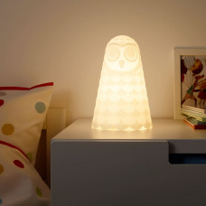 Доставка из Польши ⭐⭐⭐⭐⭐ SOLBO lampa stolowa LED, bialy/sowa, 23 cm,ИКЕА-60347847, Евро Икеа Калининград