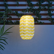 Доставка из Польши ⭐⭐⭐⭐⭐ SOLVINDEN lampa wiszaca na energie slon. LED, zewnetrzne owal/zolty Fale, 43 cm,ИКЕА-00572235, Евро Икеа Калининград