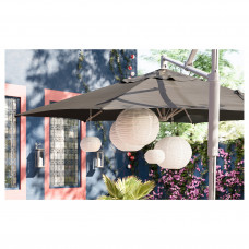 Доставка из Польши ⭐⭐⭐⭐⭐ SOLVINDEN lampa wiszaca na energie slon. LED, zewnetrzne/kula bialy, 45 cm,ИКЕА-70513657, Евро Икеа Калининград