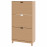 Доставка из Польши STALL szafka na buty, 3 przegrody, okl deb, 79x29x148 cm ИКЕА-00530226, ЕВРОИКЕА Калининград