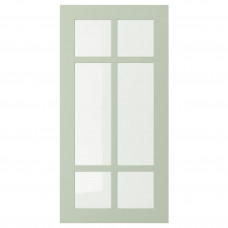 Доставка из Польши STENSUND drzwi szklane, jasnozielony, 40x80 cm ИКЕА-10524022, ЕВРОИКЕА Калининград